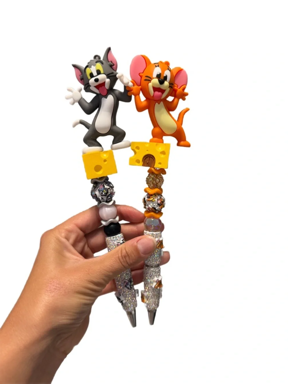 Tom & Jerry Cartoon Beaded Pens, custom made